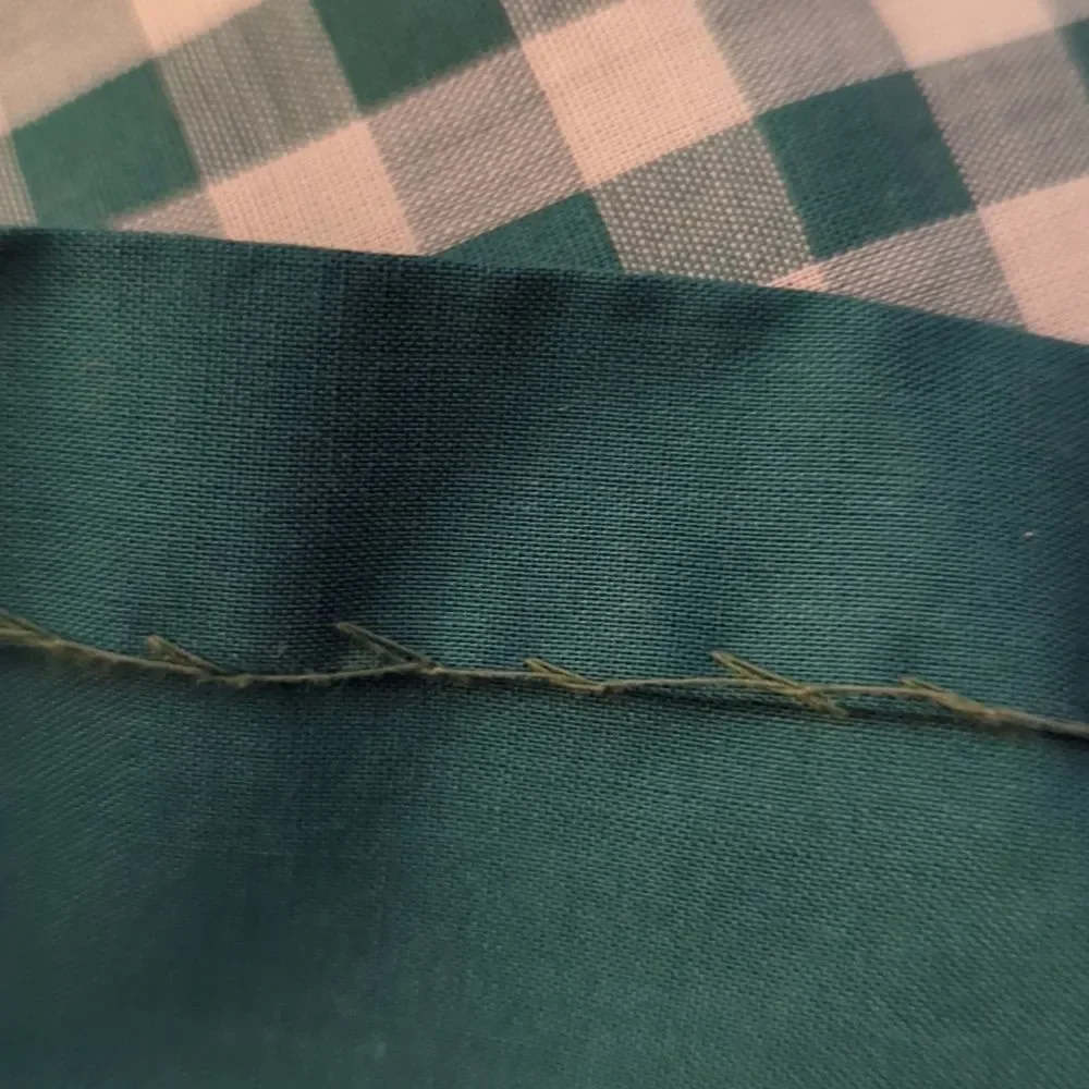 Carol Evans girls‎ green checkered vintage dress Penney's size 4